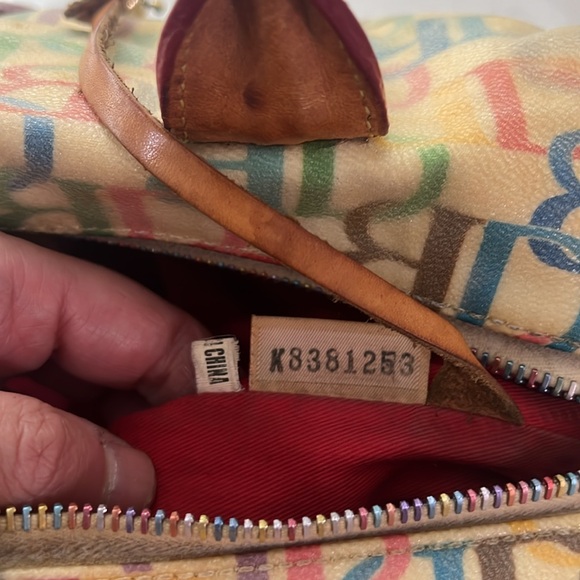 Dooney & Bourke purse and coin purse bundle with rainbow zipper - Picture 11 of 16